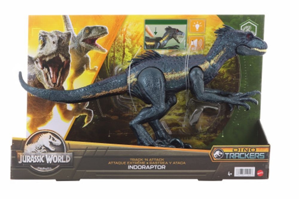 Mattel Jurassic World Útočící Indoraptor se zvuky HKY11