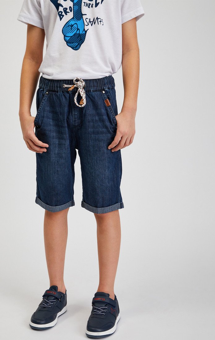 SAM 73 Chlapecké šortky ROBERT Modrá 128