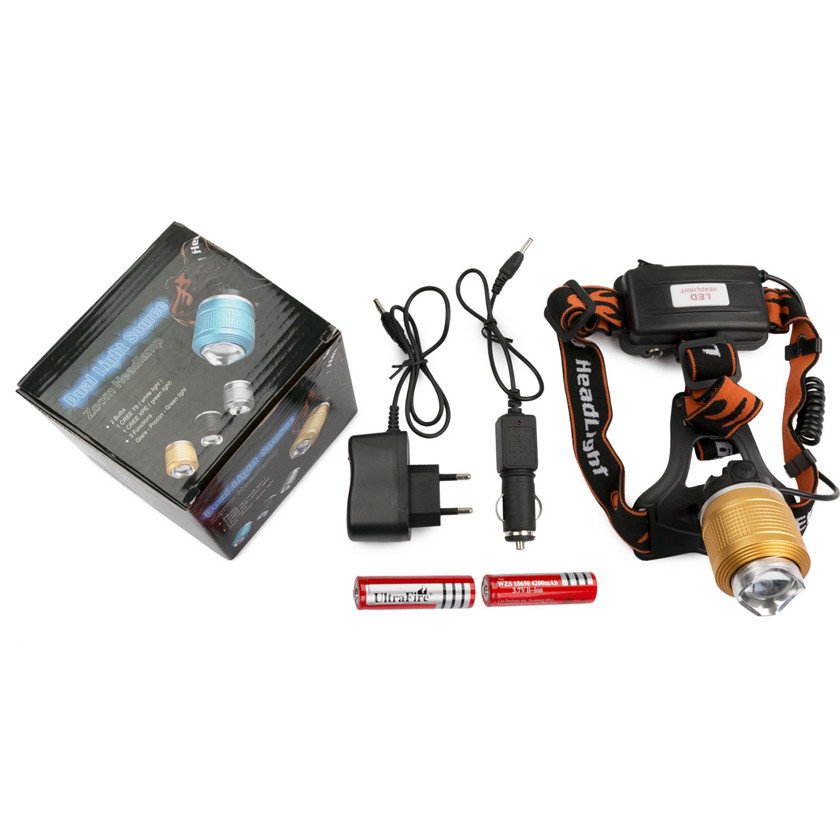 LED nárazuvzdorná čelovka TB 283 Zoom - černá