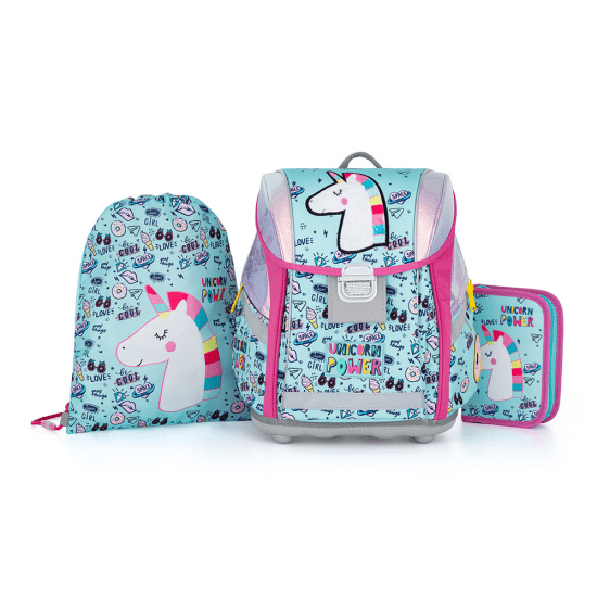Karton P+P Školní set Premium Light - Unicorn Iconic - 3 dílný - 0-98423
