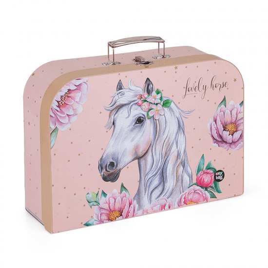 Karton P+P Kufřík lamino 34 cm - Kůň romantic - 5-66223