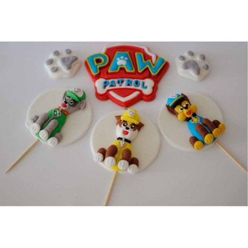 Cukrová figurka Paw Patrol 6ks - K Decor