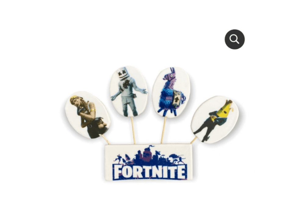 Cukrová figurka zápich na dort Fortnite - K Decor