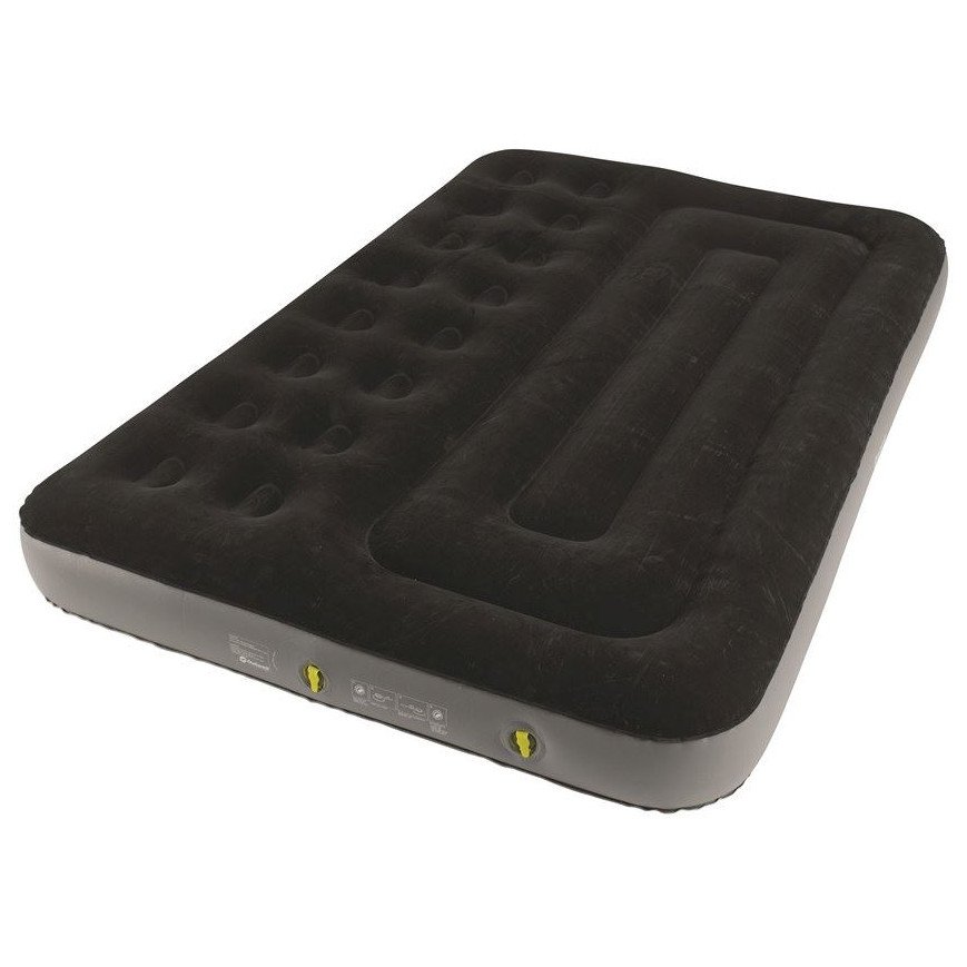 Nafukovací matrace Outwell Classic Double Two Chamber Barva: černá/šedá