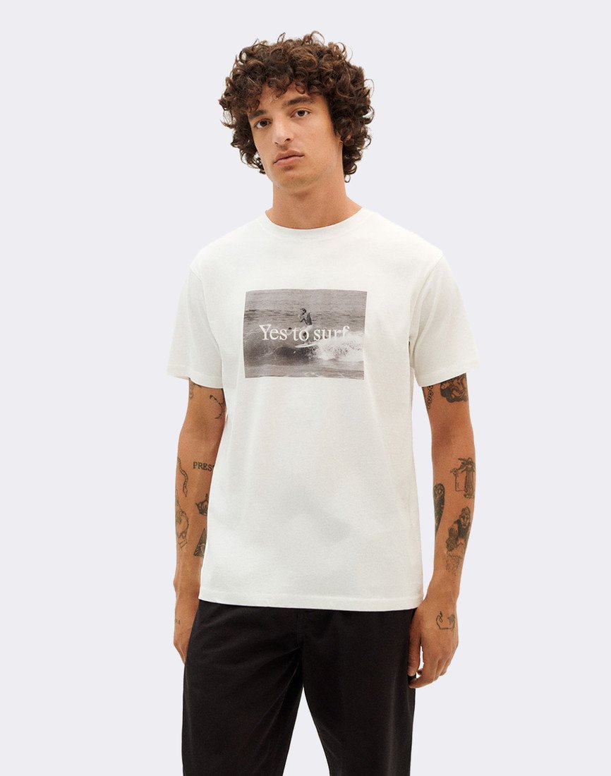 Thinking MU Surf T-Shirt SNOW WHITE S