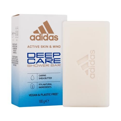 Adidas Deep Care Shower Bar 100 g pečující tuhé mýdlo pro ženy