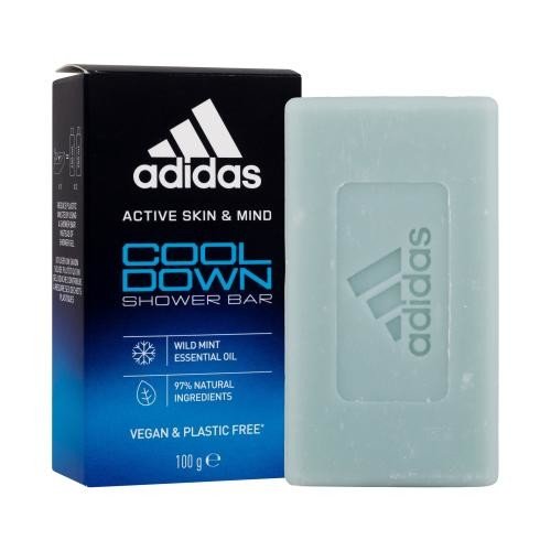 Adidas Cool Down Shower Bar 100 g osvěžující tuhé mýdlo pro muže
