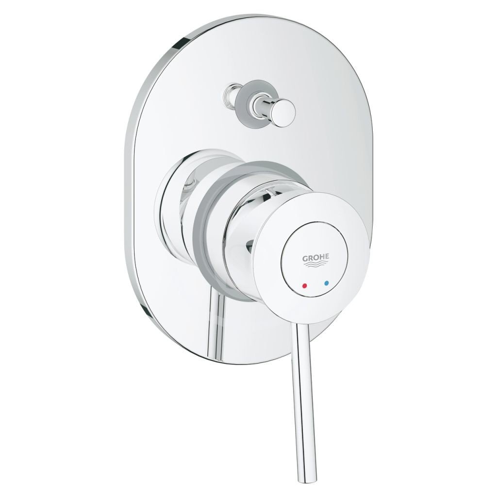 GROHE BauClassic Vanová baterie pod omítku, s tělesem, chrom 29047000