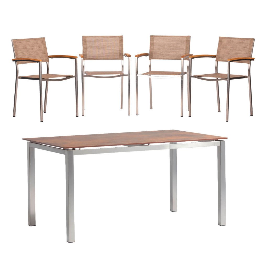 ZAHRADNÍ SADA, kov, textil, kompozitní dřevo