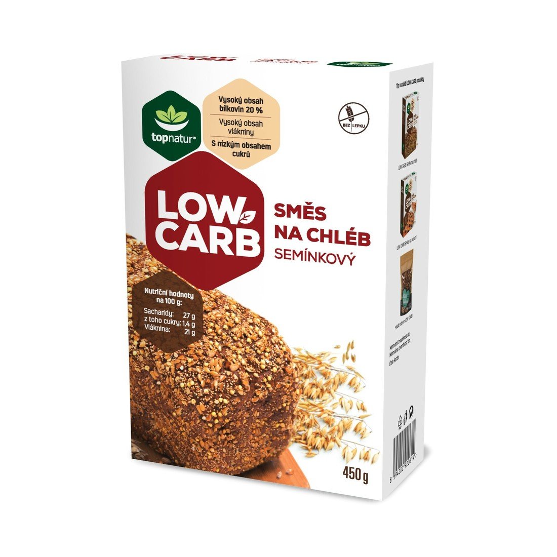 Topnatur Směs na semínkový chléb low carb 450 g