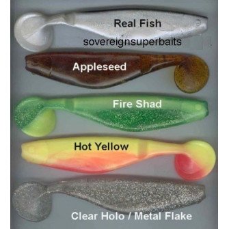 MANN'S - Action Shad CHARTREUSE RED 6cm 6ks