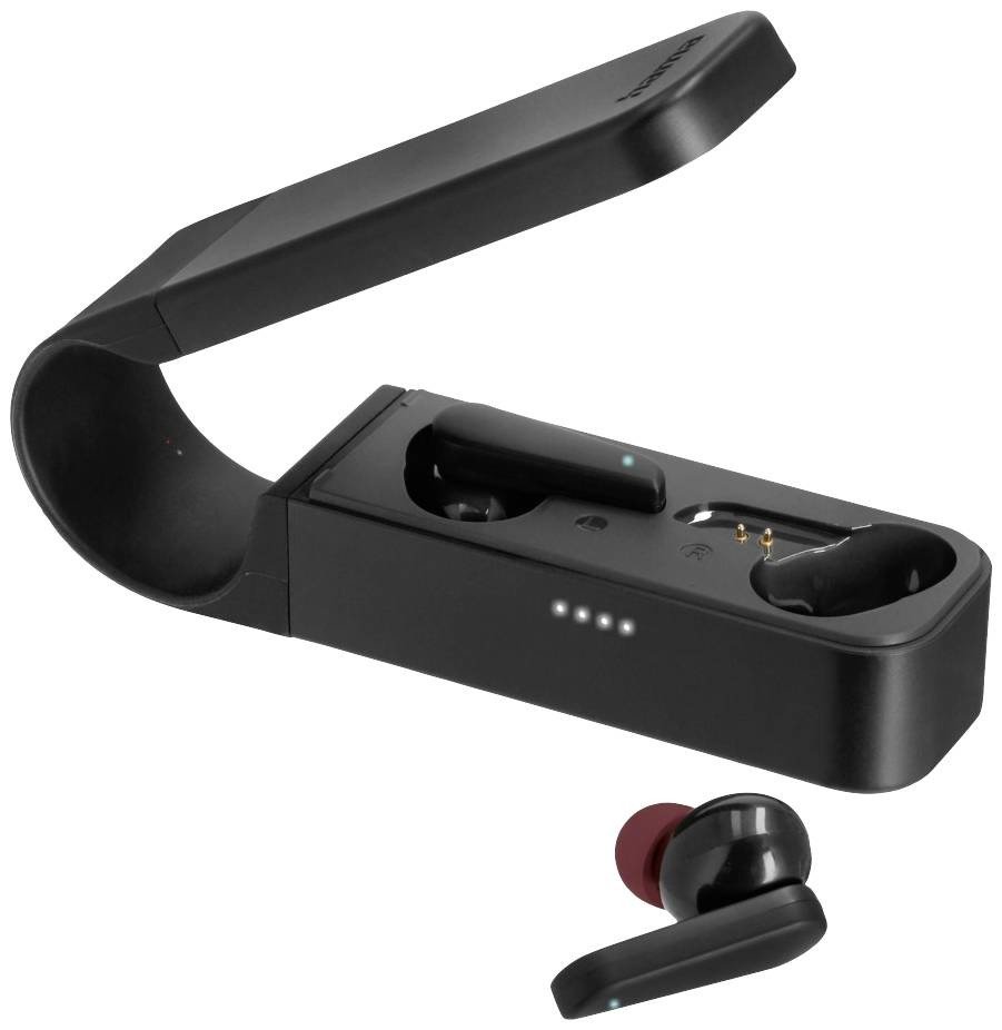 Hama Spirit Pocket Hi-Fi In Ear Headset Bluetooth® stereo černá  Indikátor nabití, headset, Nabíjecí pouzdro, dotykové ovládání