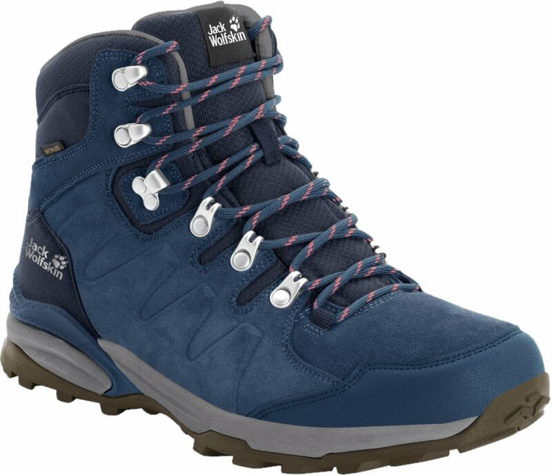 Jack Wolfskin Dámské outdoorové boty Refugio Texapore Mid W Dark Blue/Grey 37