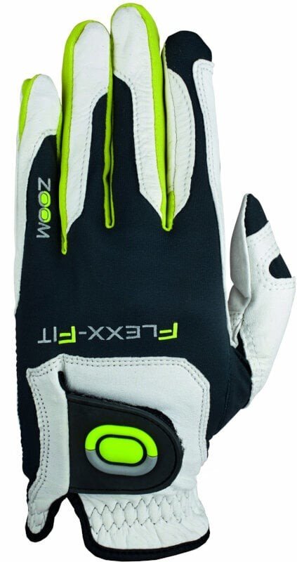 Zoom Gloves Tour Mens Golf Glove White/Charcoal/Lime LH