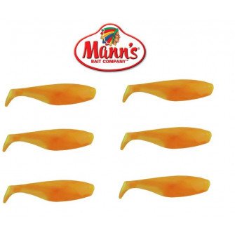 MANN'S Action Shad HOT YELLOW 6cm/6ks