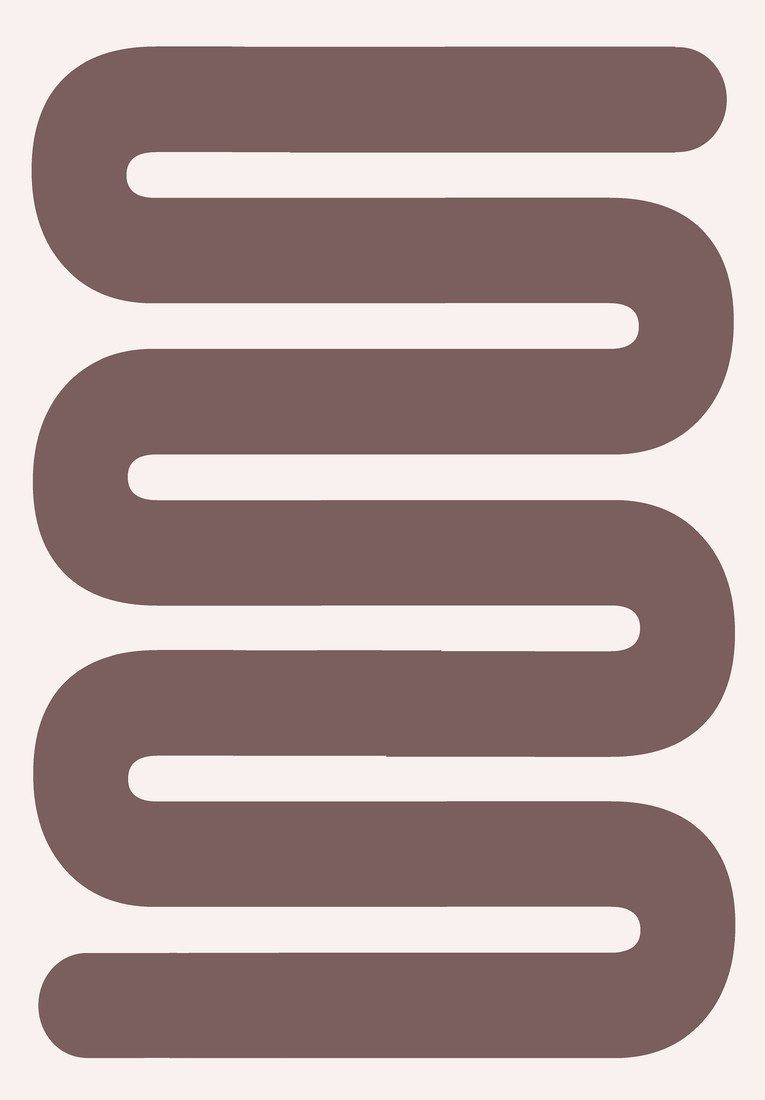 GDmats koberce Designový kusový koberec Snake od Jindřicha Lípy - 120x170 cm Béžová