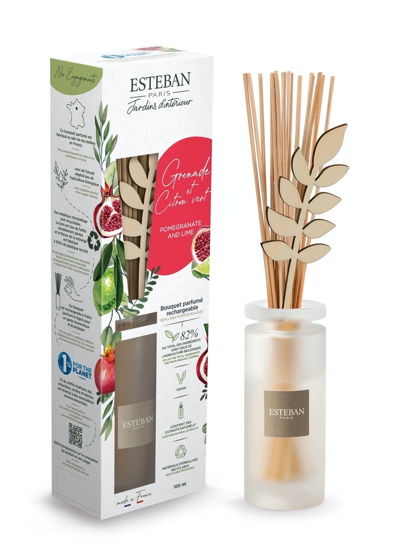 Esteban Paris Parfums  ESTEBAN - DIFUZÉR 100 ML - NATURE - pomegranate and lime 100 ml