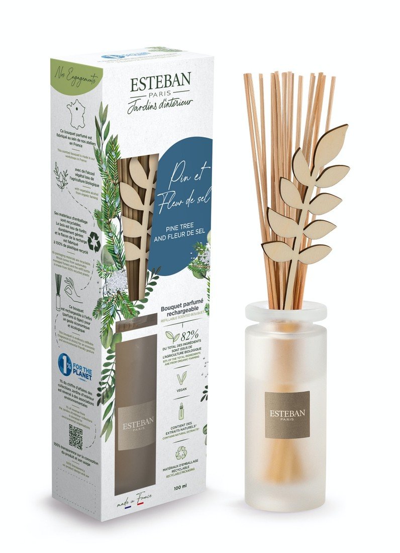 Esteban Paris Parfums  ESTEBAN - DIFUZÉR 100 ML - NATURE - pine tree and fleur de sel 100 ml