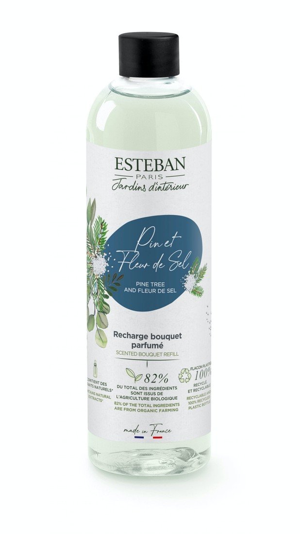 Esteban Paris Parfums  ESTEBAN - NÁPLŇ DO DIFUZÉRU 250 ML - NATURE - pine tree and fleur de sel 250 ml