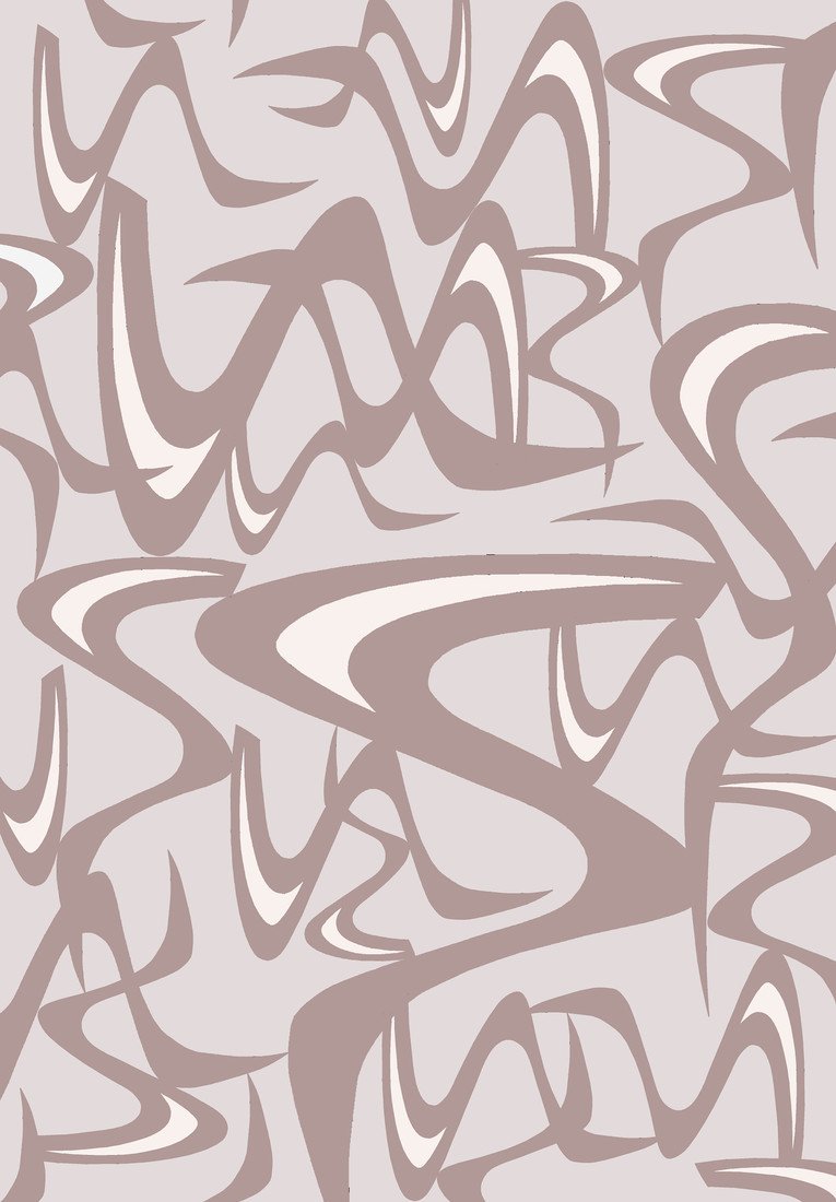 GDmats koberce Designový kusový koberec Flashes od Jindřicha Lípy - 120x170 cm Béžová