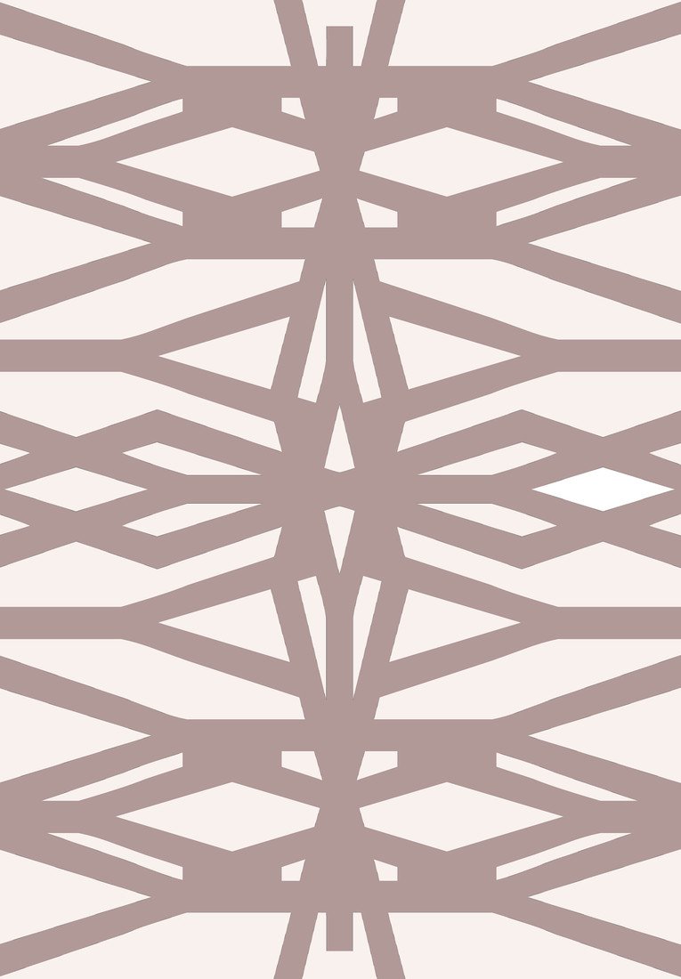 GDmats koberce Designový kusový koberec Grid od Jindřicha Lípy - 120x170 cm Béžová
