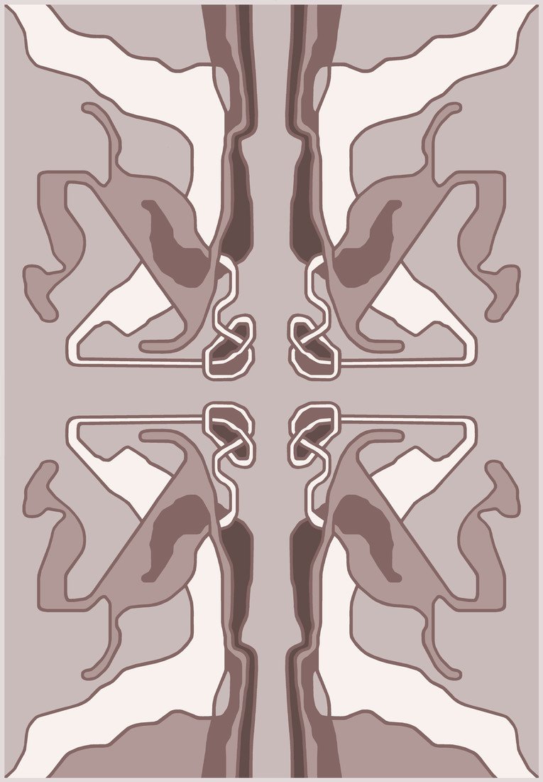 GDmats koberce Designový kusový koberec Patrick od Jindřicha Lípy - 120x170 cm Béžová