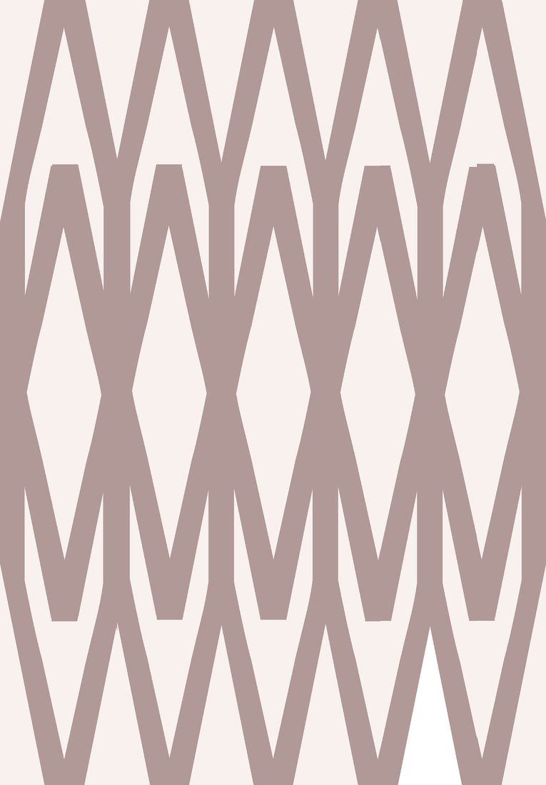 GDmats koberce Designový kusový koberec Rhombus od Jindřicha Lípy - 120x170 cm Béžová