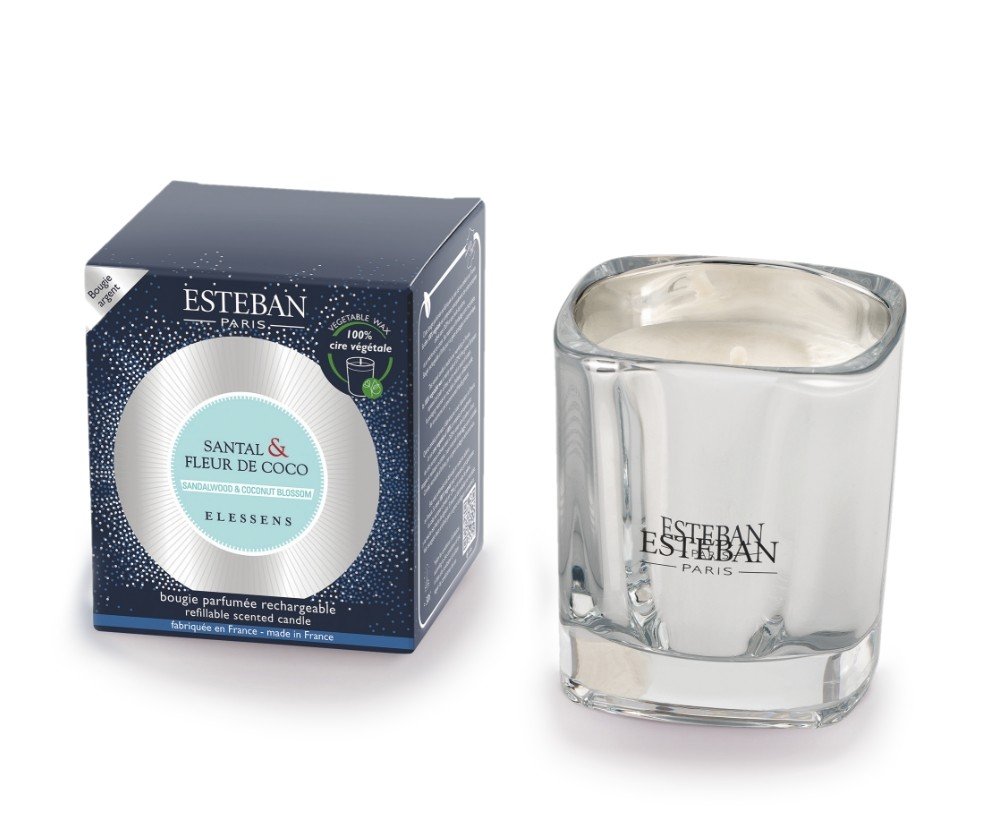 Esteban Paris Parfums  ESTEBAN - SVÍČKA 180 G - ELESSENCE - sandalwood & coconut blossom