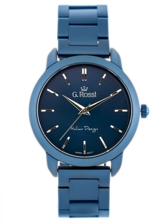 G. Rossi Pánské hodinky Korre s krabičkou modrá tmavá univerzální