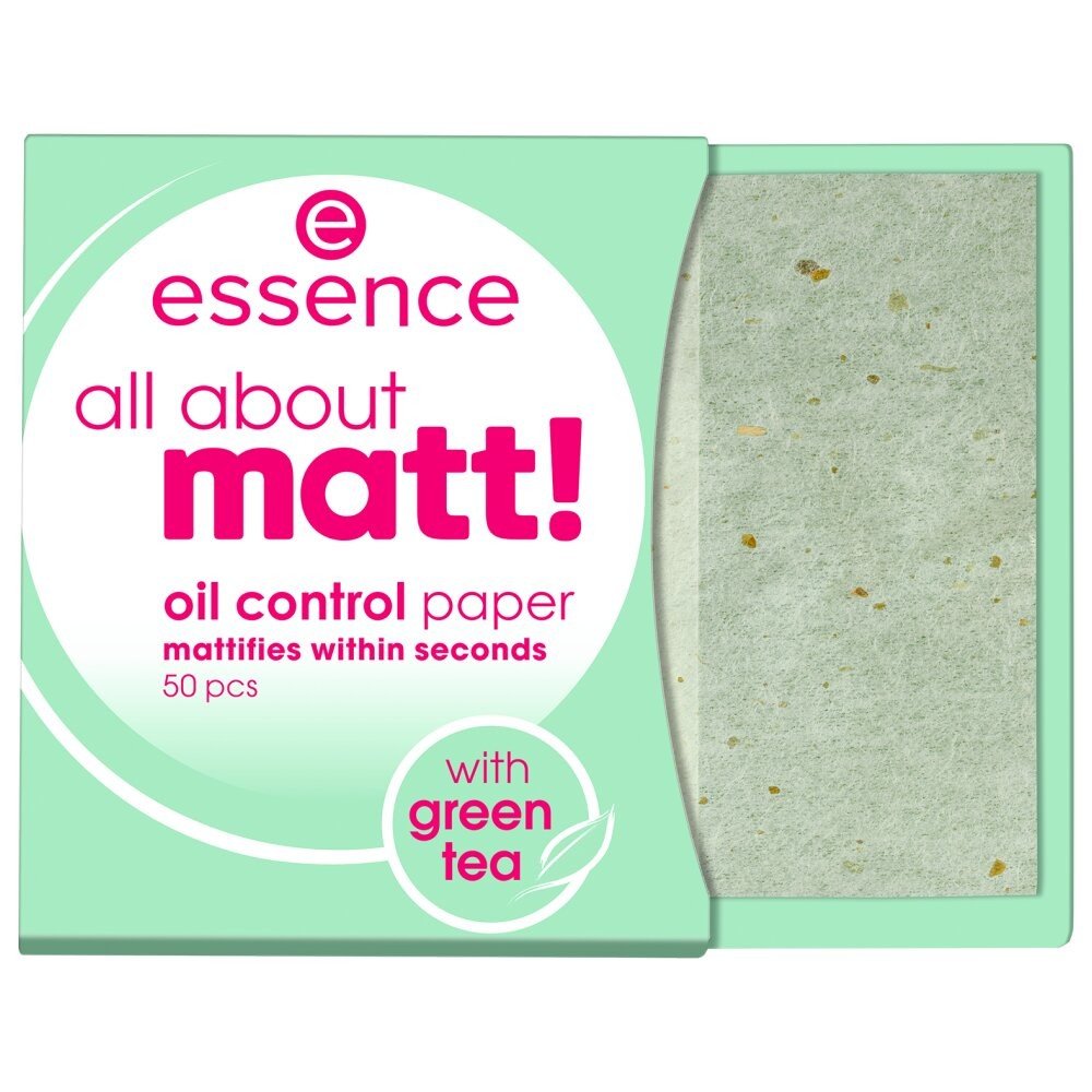 Essence All About Matt! papírky proti mastnotě 50 ks