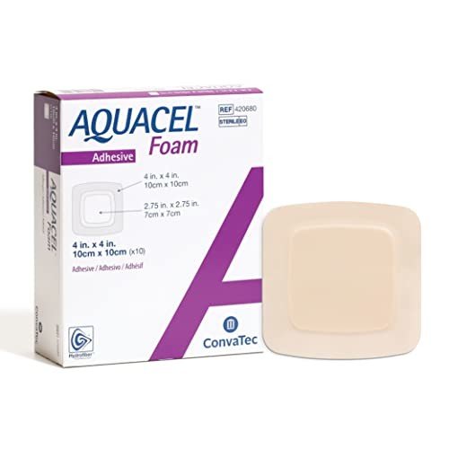 Convatec Aquacel Foam Adhezivní pěnové krytí, 5 ks Rozměr: 21x21 cm
