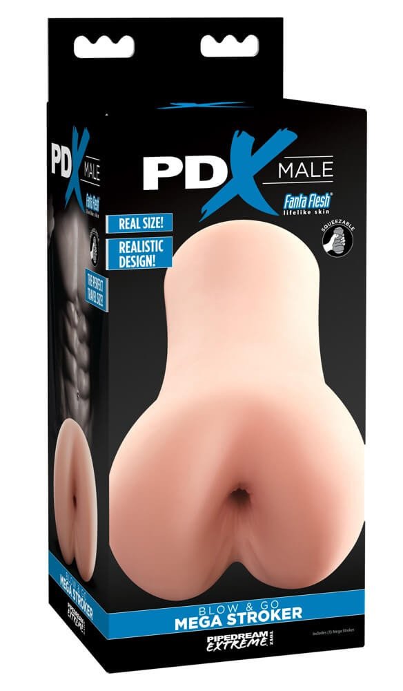 PDX Blow & Go Mega Stroker - realistic artificial butt (natural)