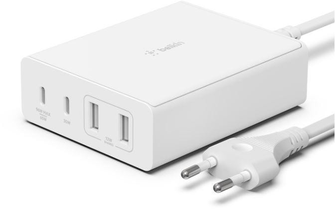 BELKIN nabíječka 108W 2x USB-C, 2x USB-A (WCH010vfBK)