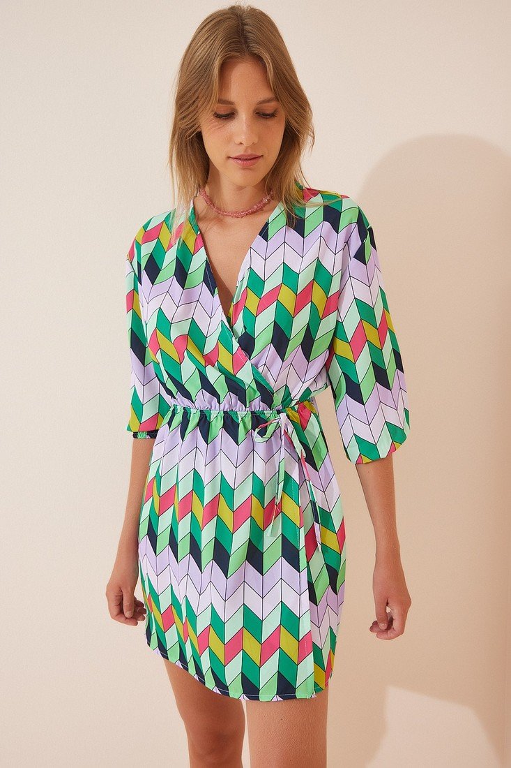 Happiness İstanbul Dress - Green - A-line