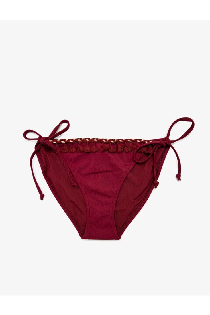 Koton Bikini Bottom - Burgundy - Plain