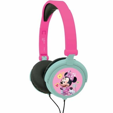 Lexibook skládací drátová sluchátka Minnie s limitem hlasitosti