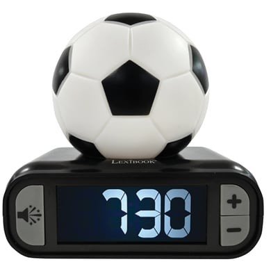 LEXIBOOK Fotbalový budík s 3D nočním světlem na obrázku