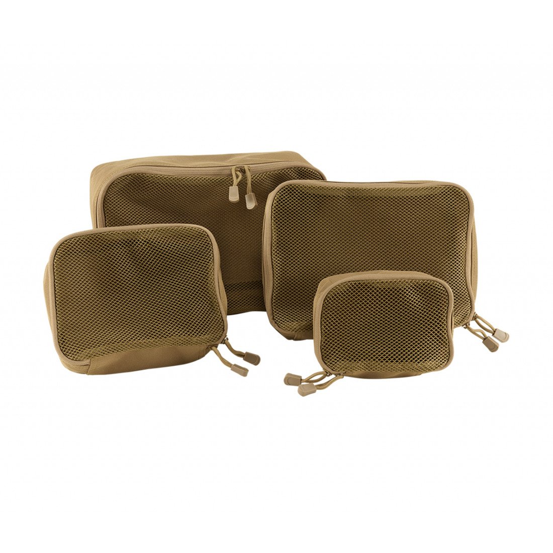 Sada 4 pouzder Brandit US Cooper Cubes - coyote