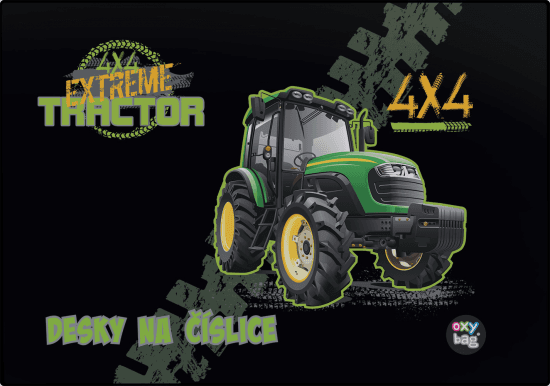 Karton P+P Desky na číslice - Traktor - 3-93722