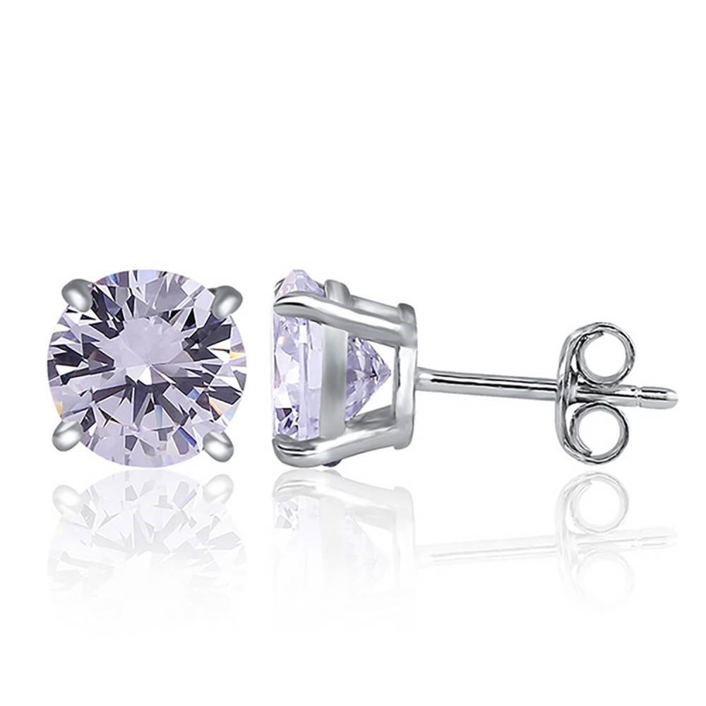 MOISS Elegantní peckové náušnice se zirkony E0001159 0,8 cm