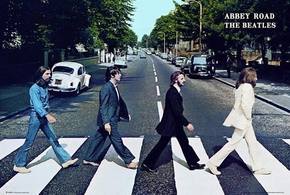 GB EYE Plakát, Obraz - Beatles - abbey road, (91.5 x 61 cm)