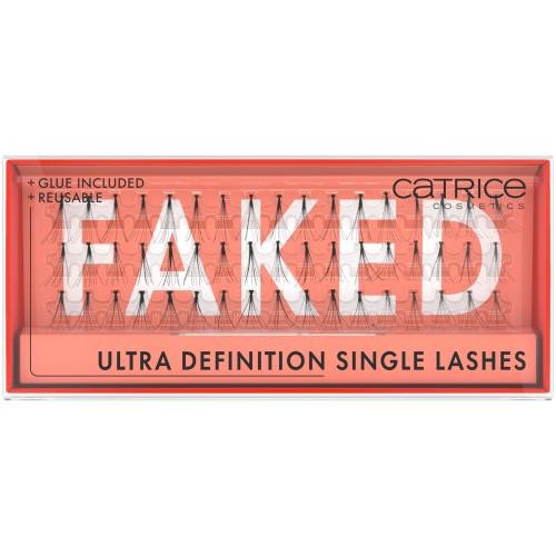 Catrice Faked Ultra Definition Single Lashes 51 ks trsové nalepovací řasy pro ženy Black