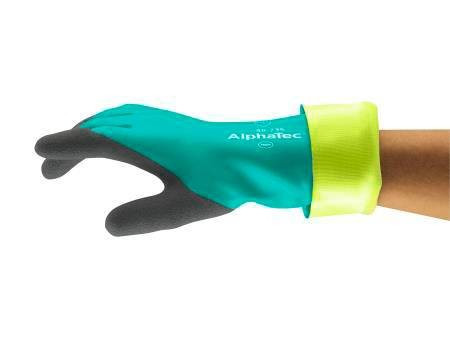 Ansell 58735070 AlphaTec®  rukavice pro manipulaci s chemikáliemi  Velikost rukavic: 7 EN 388:2016, EN 420-2003, EN 407:2020, EN 388-2003, EN 407-04, EN 374-1  1 pár