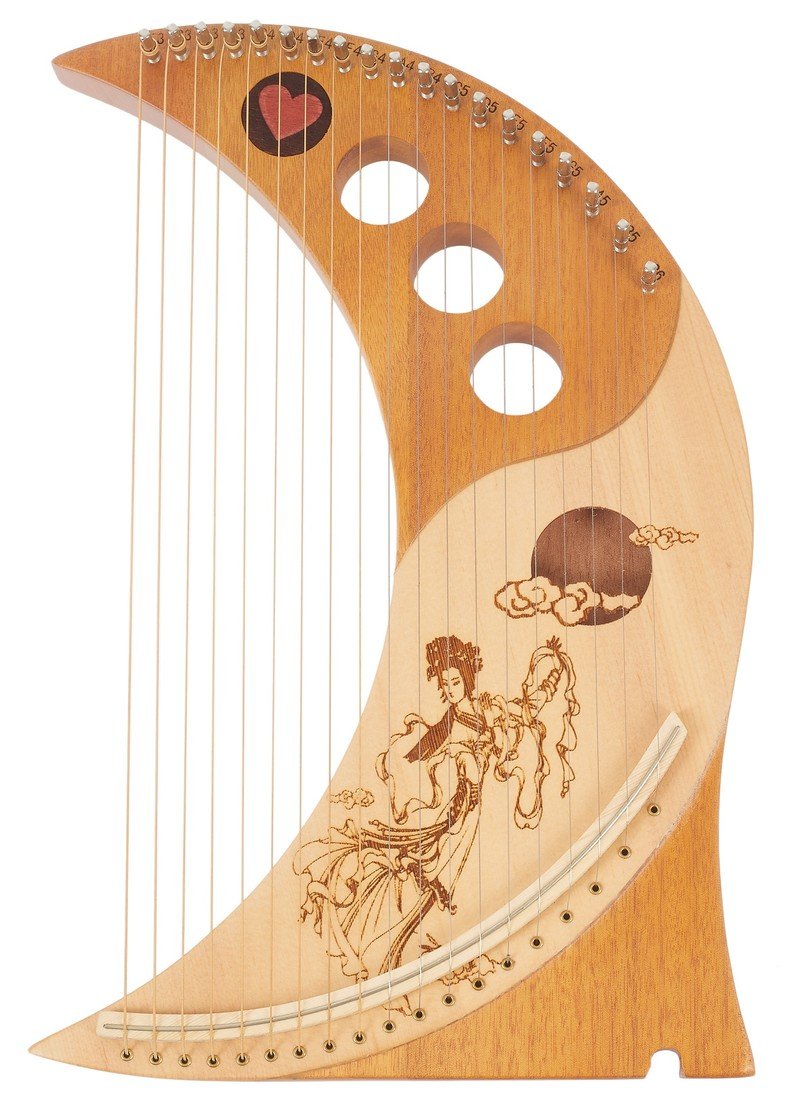 Cega Cega Moon Harp 19 Strings Natural