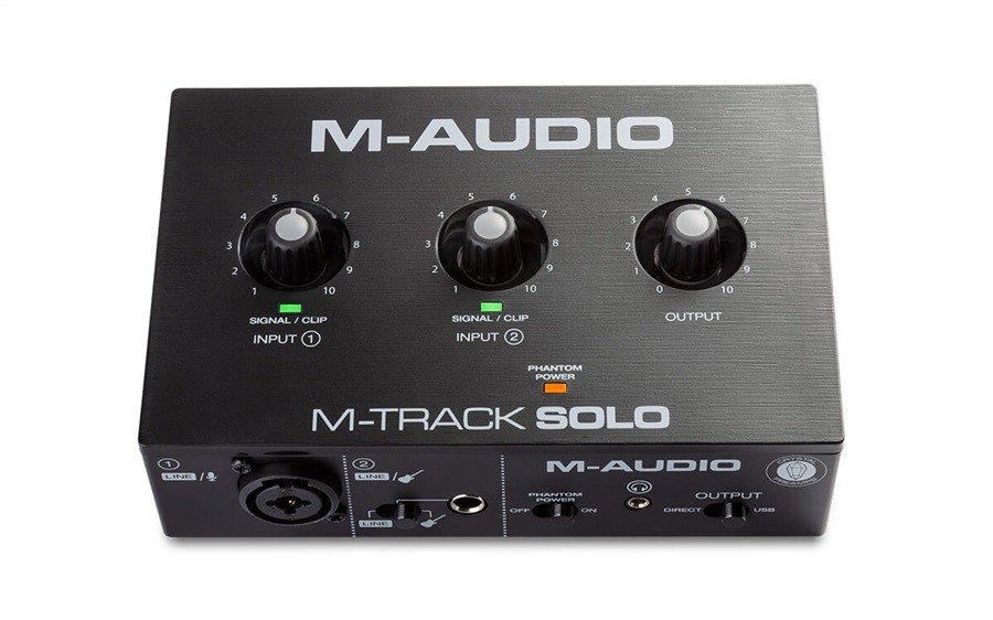 M-Audio M-Track SOLO (rozbalené)