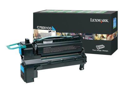 Lexmark C792 extra velká azur.toner kaz,C792X1CG, C792X1CG