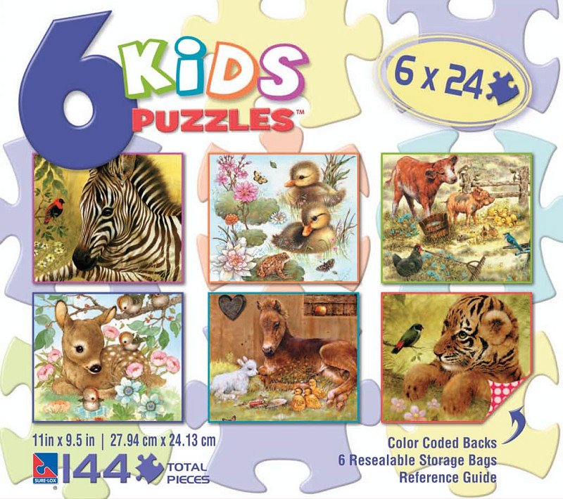 Puzzle pro děti 6 v 1