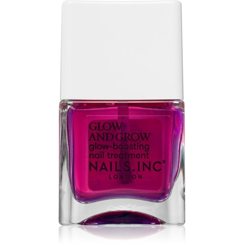 Nails Inc. Glow and Grow Nail Growth Treatment posilující lak na nehty 14 ml