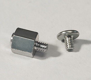 Sada pro připevnění SSD M.2 1x (distanční sloupek 4,5mm a šroub)