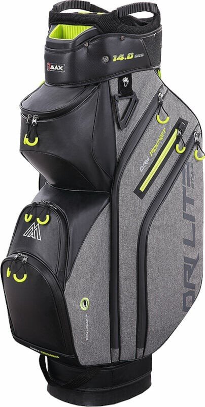 Big Max Dri Lite Style Storm Charcoal/Black/Lime Cart Bag